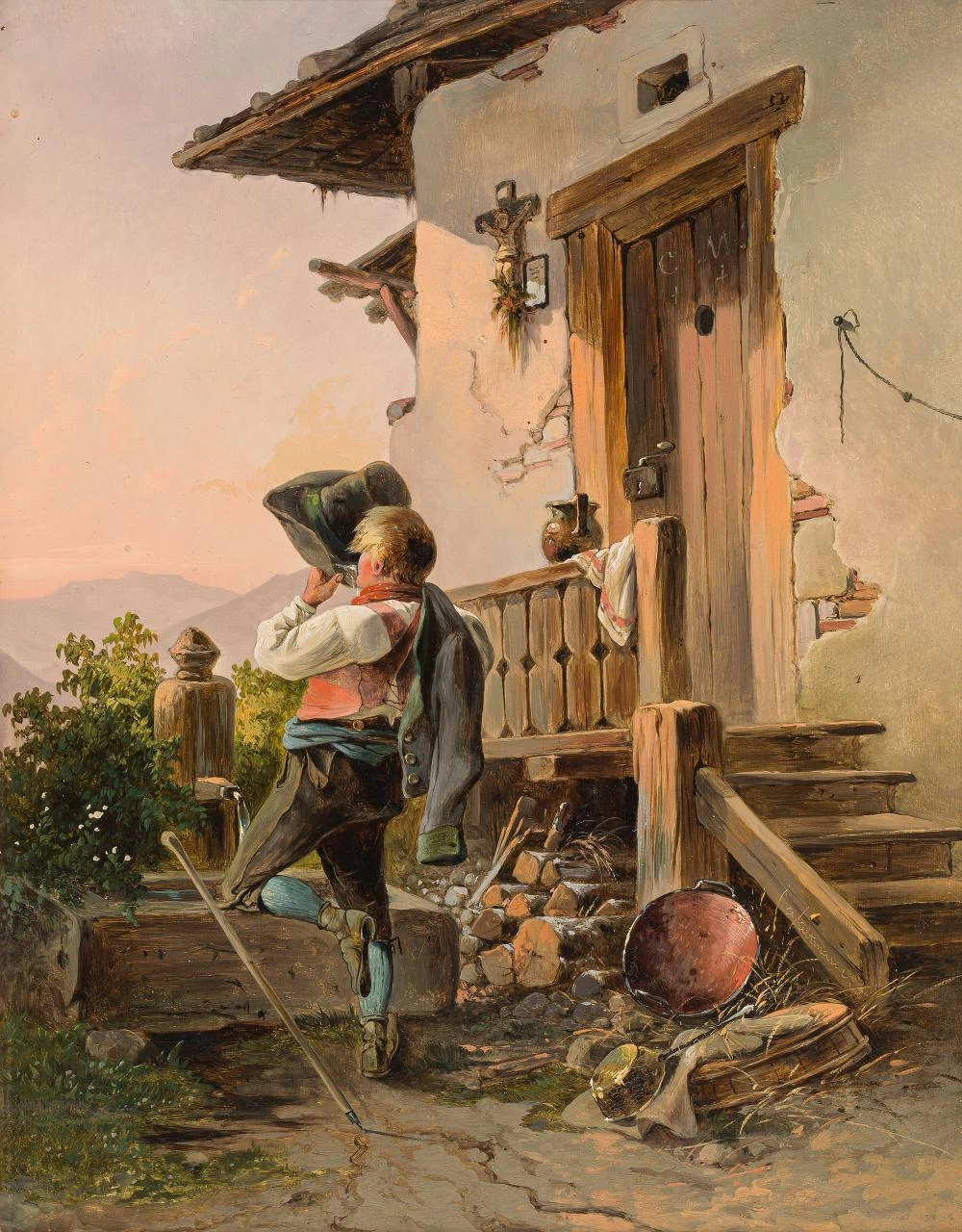Anton - Giovane viandante al pozzo